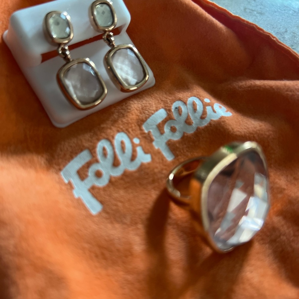 Folli Follie Pink and Gold Jewelry Set - Picture 2 of 6